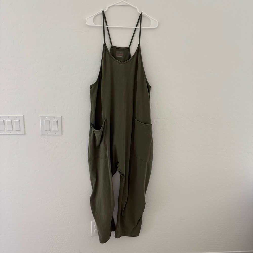 Women’s Sea Grass Green Free People FP Movement Hot Shot Onesie - Medium